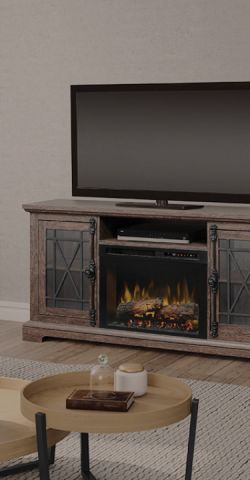 Dimplex media console on sale electric fireplace